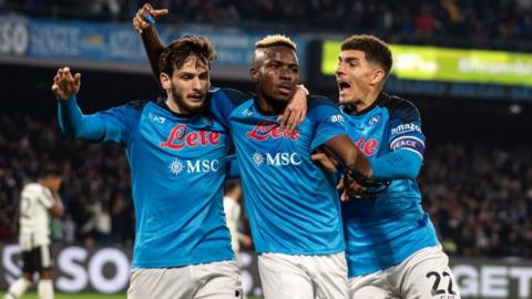 Napoli nær å vinne Serie A-tittelen
